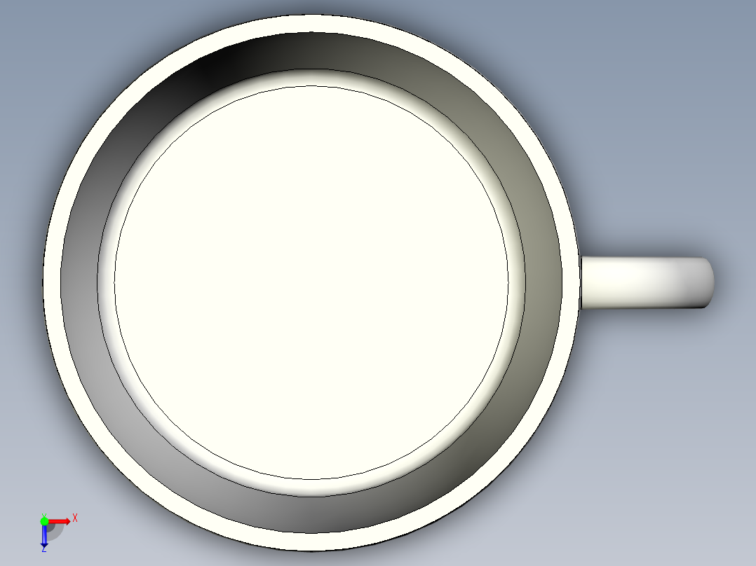 创意杯子设计俯视图