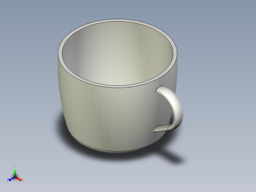 创意杯子设计正等轴测缩略图