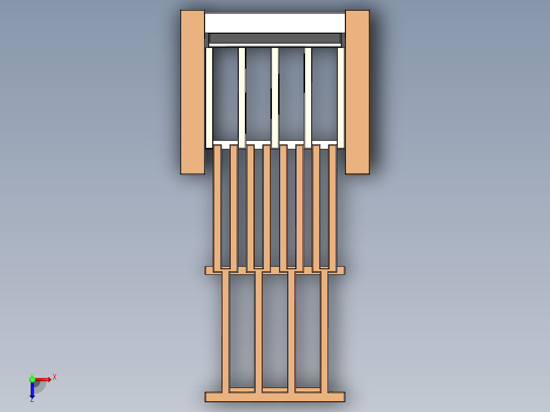 可折叠沙发俯视图