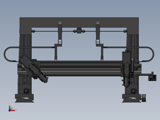 重型双头数控钻床前视缩略图