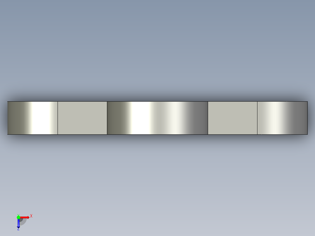 基恩士LX2-11_12_bracket2_kc图纸模型俯视图