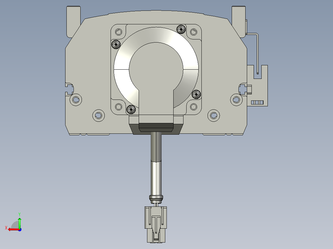 东锦丝杆传动-直线滑台模组DH120-C-S850-BC-P400W-C3后视图