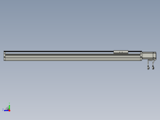 东锦丝杆传动-直线滑台模组DH120-C-S850-BC-P400W-C3右视缩略图