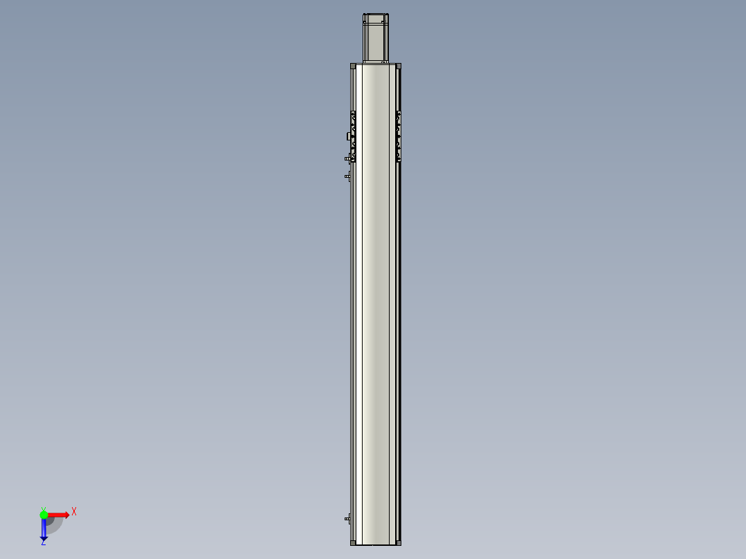 东锦丝杆传动-直线滑台模组DH120-C-S850-BC-P400W-C3俯视图
