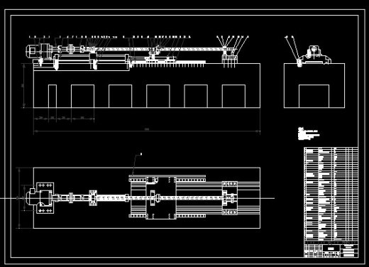 滚珠丝杠副工作台全套CAD图纸 机械设计CAD图纸DWG图纸2D图纸缩略图