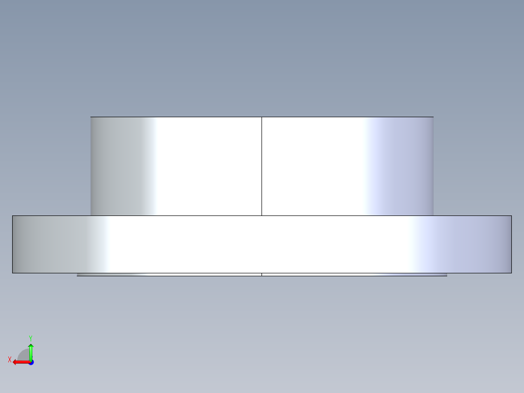 CPVC管件26-Sch80_Flange Vanstone_SOC_9854-060_6in后视图