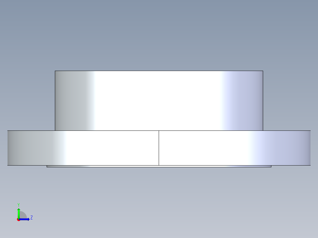 CPVC管件26-Sch80_Flange Vanstone_SOC_9854-060_6in左视图