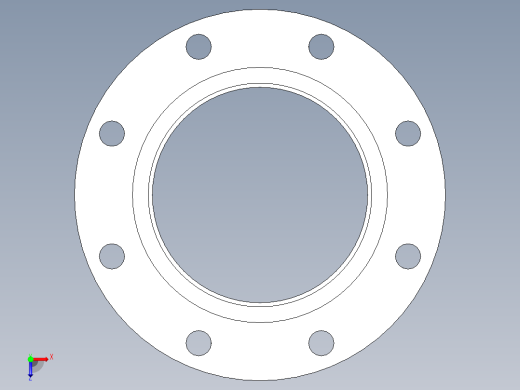 CPVC管件26-Sch80_Flange Vanstone_SOC_9854-060_6in俯视缩略图