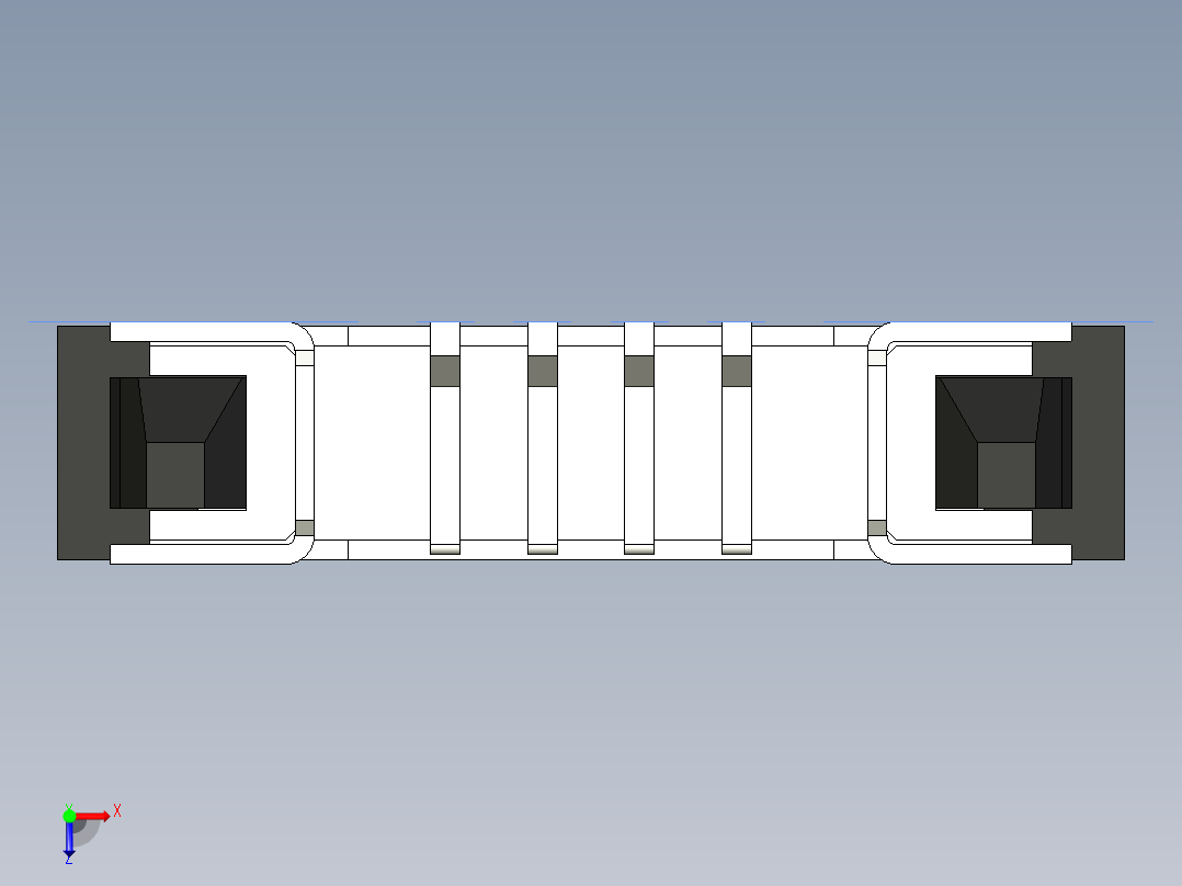 连接器 SM-FFC3B05-04-T俯视图