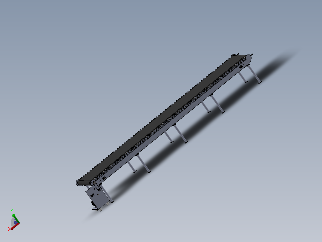 皮带输送机 (55)主视图
