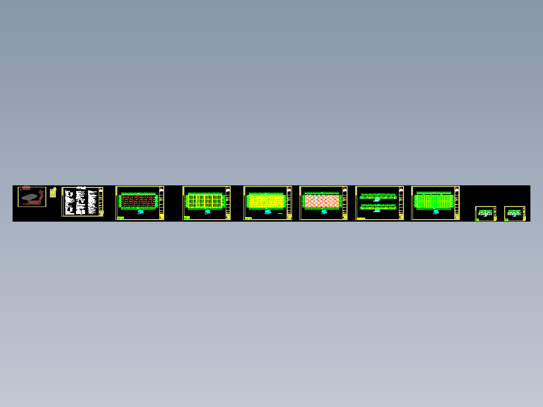 广西某公司钢结构工程CAD图
