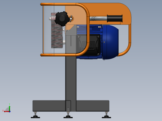 工业用带式砂光机后视缩略图