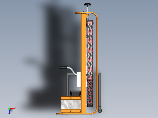 工业用带式砂光机俯视缩略图