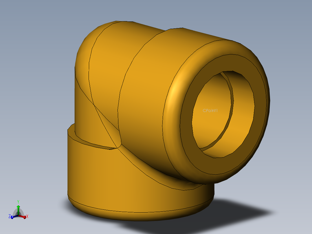 threaded elbow--90deg