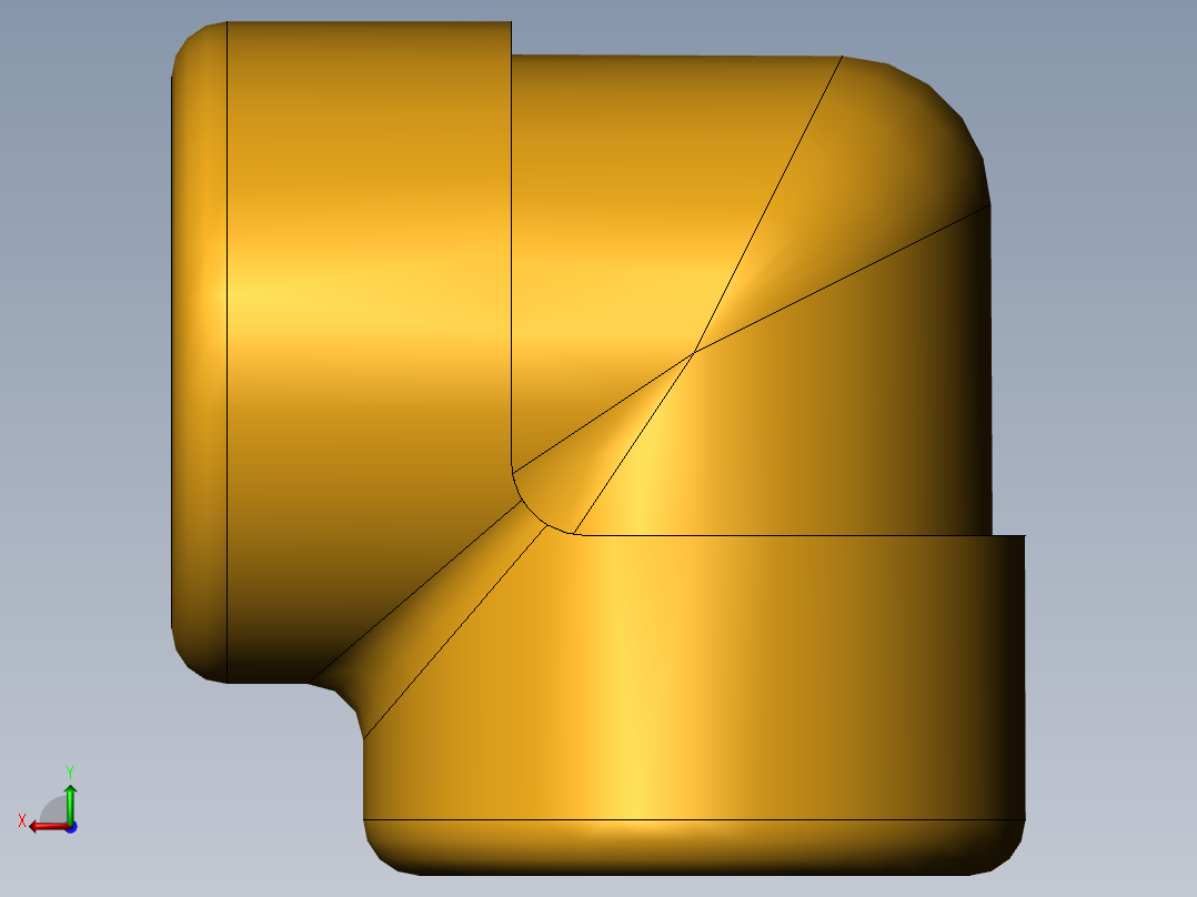 threaded elbow--90deg后视图