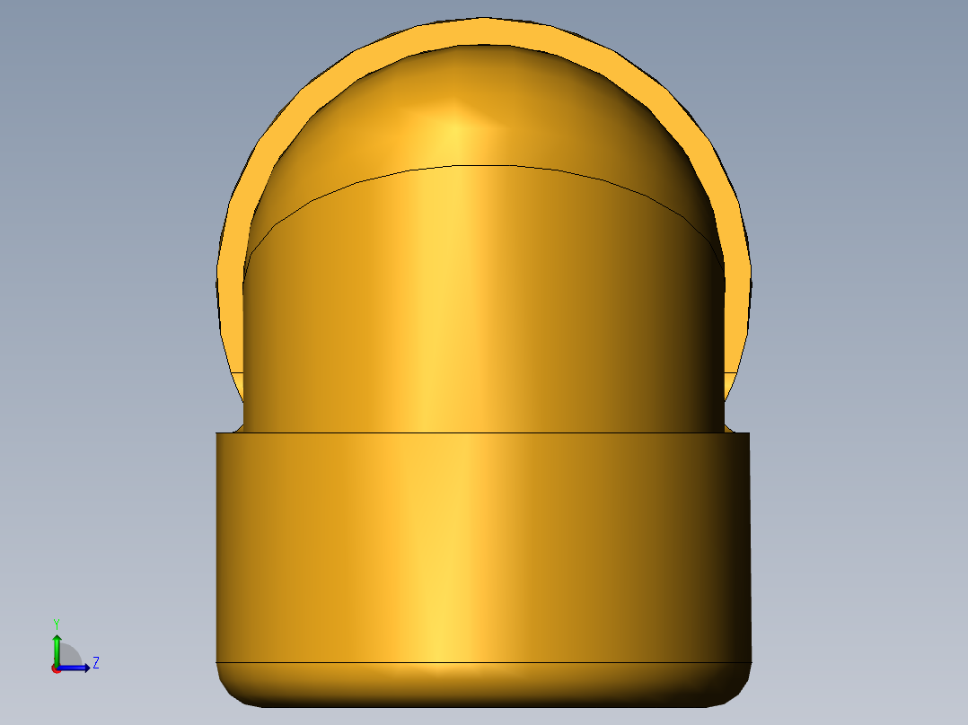 threaded elbow--90deg左视图