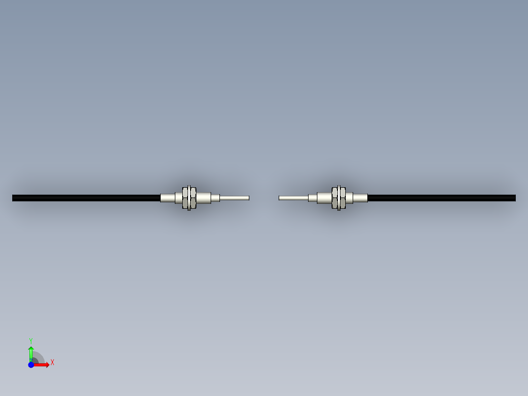 光纤元件对射型FT-D410-I前视图