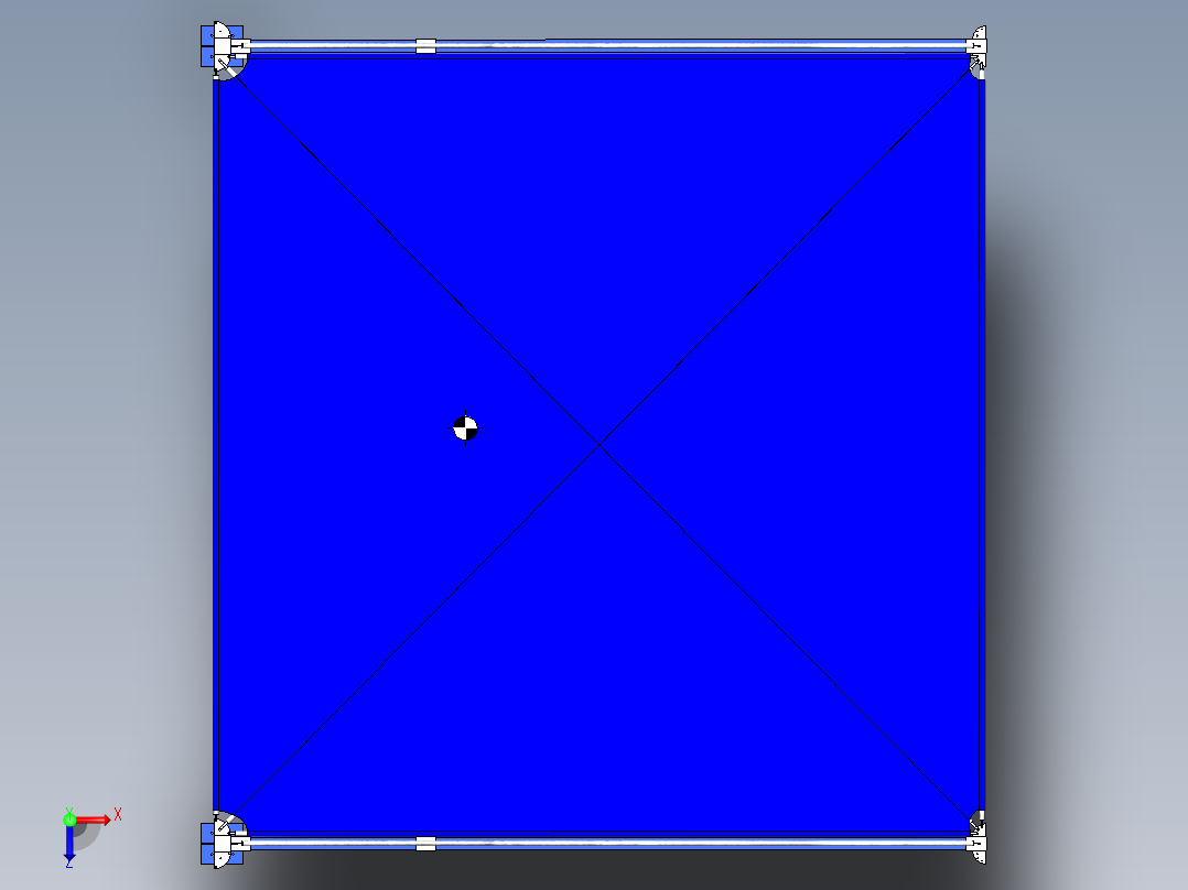 金字塔形车棚--sw俯视图