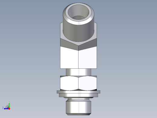 卡套式工业通用硬管接头EO_Adjustable_locknut_45_deg_elbow_VEE06LROMDCF右视缩略图