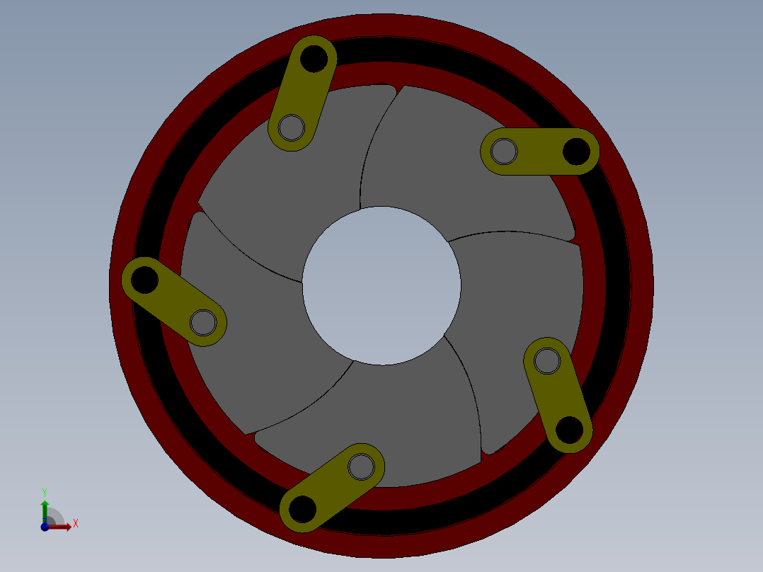 虹膜机构23前视图