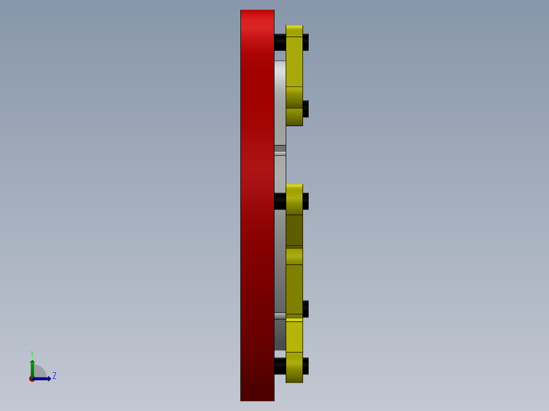 虹膜机构23左视图