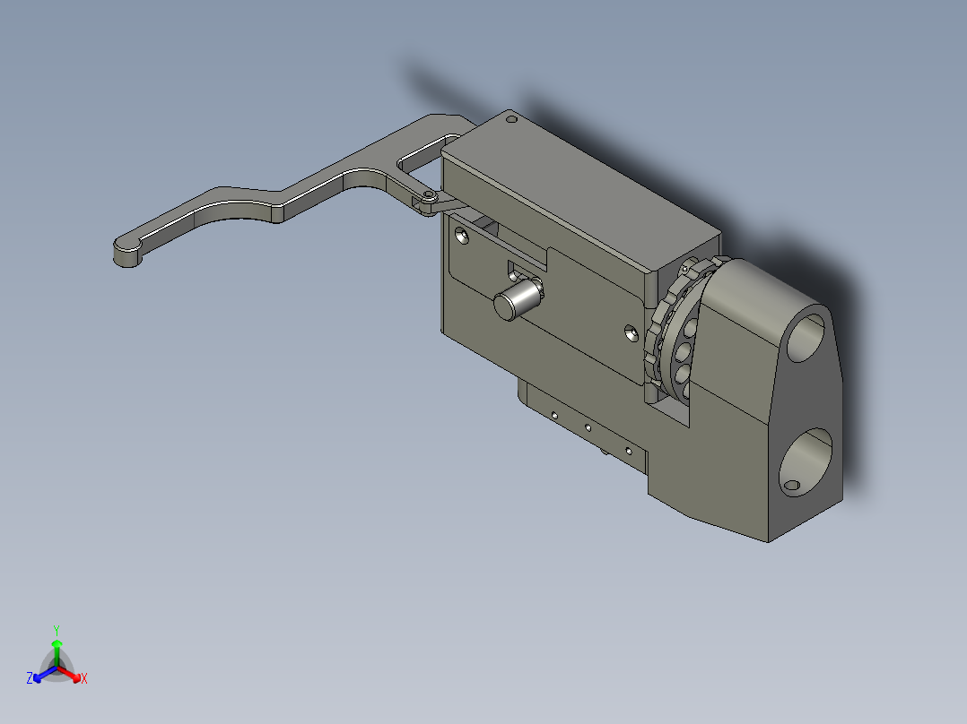 板座正等轴测图