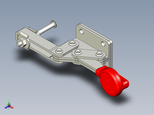 水平式夾鉗SSP(H)-3D多系列多零件图纸模型