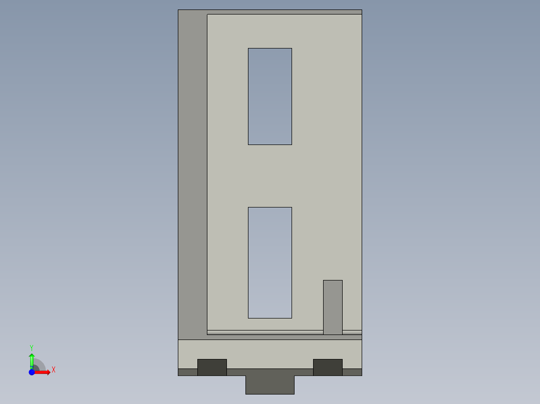 型材-BR 40X80 ANGLE BRACKET KJN529005前视图