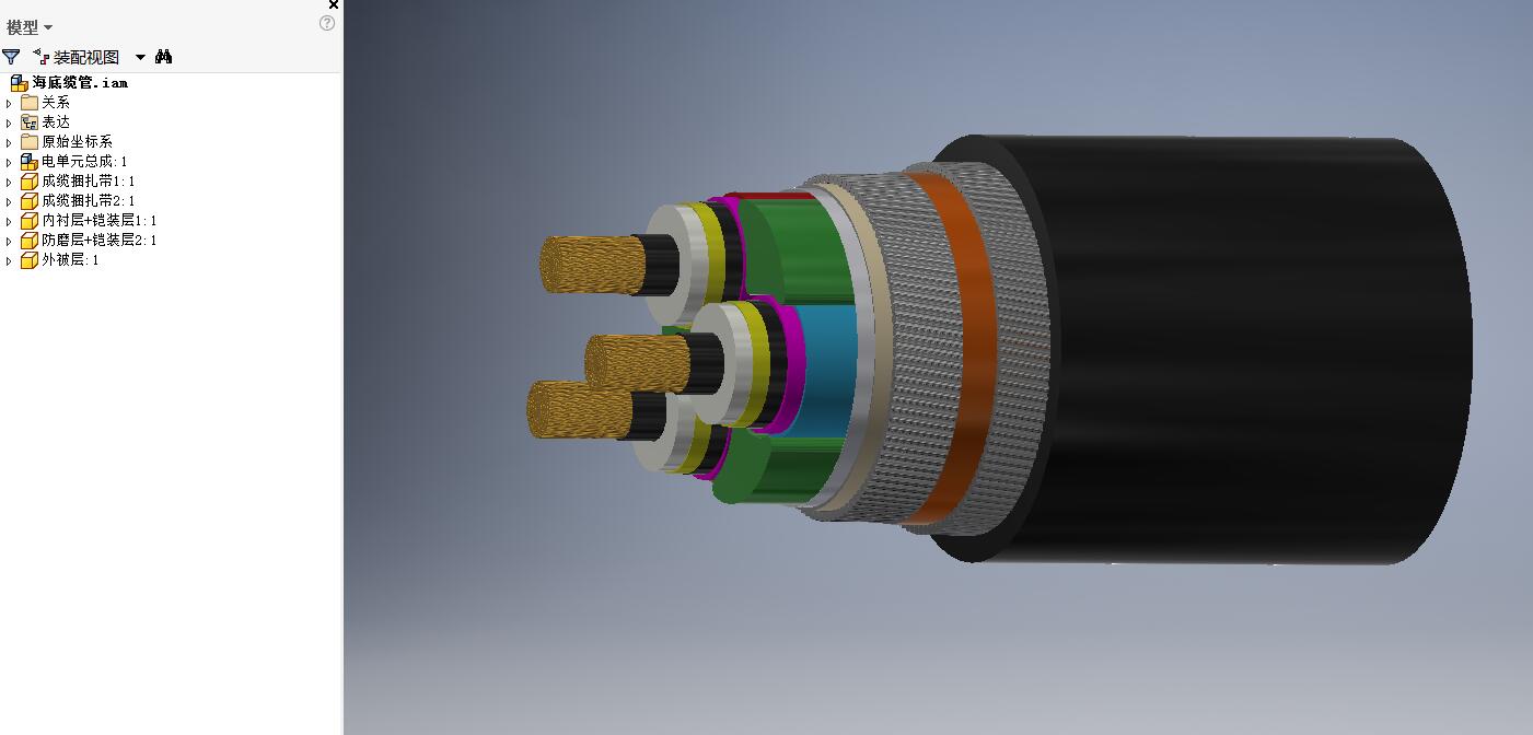 海底电缆设计模型