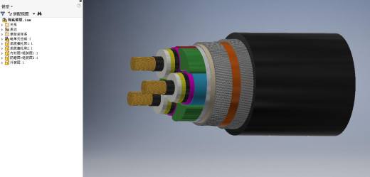 海底电缆设计模型缩略图