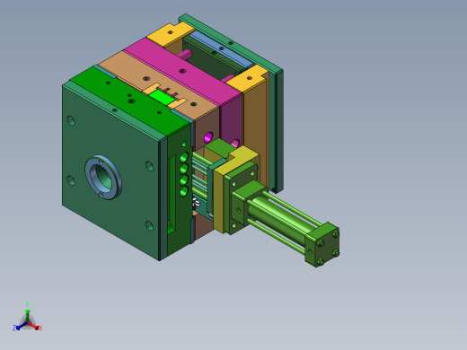 制作手机磨具正等轴测缩略图