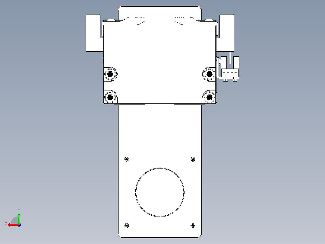 TPA-KNR-86E-1610C-L750A1-MP-BJ60-N3线性模块铝制底座后视图