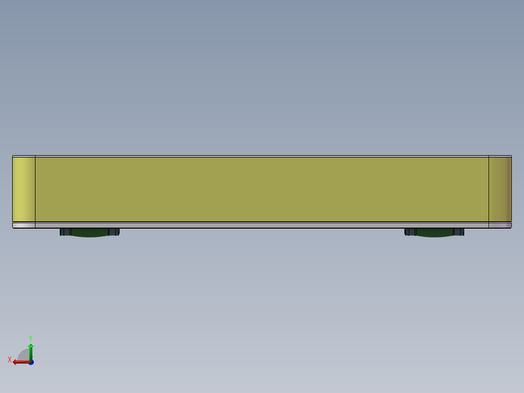 最薄AGV小车sw18可编辑后视图