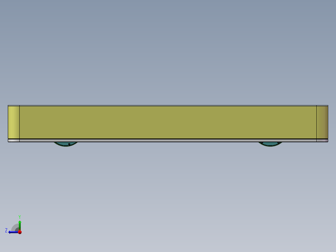 最薄AGV小车sw18可编辑右视图