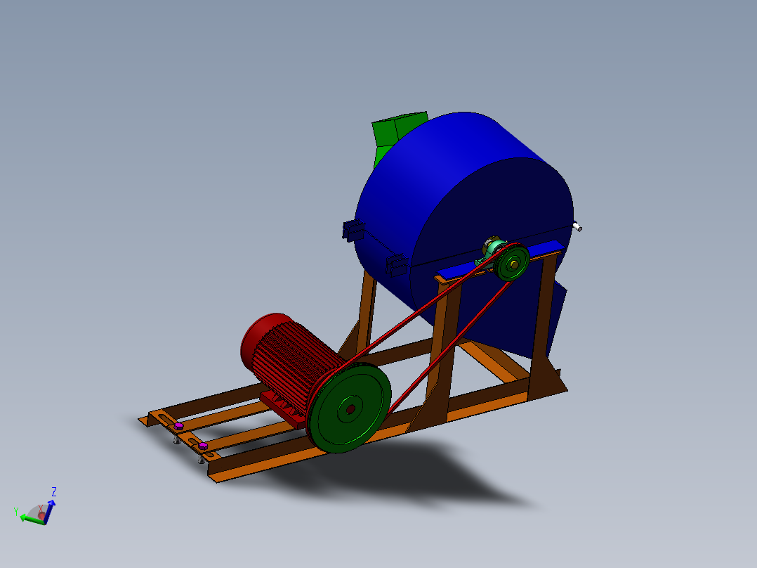 树枝碎切机设计