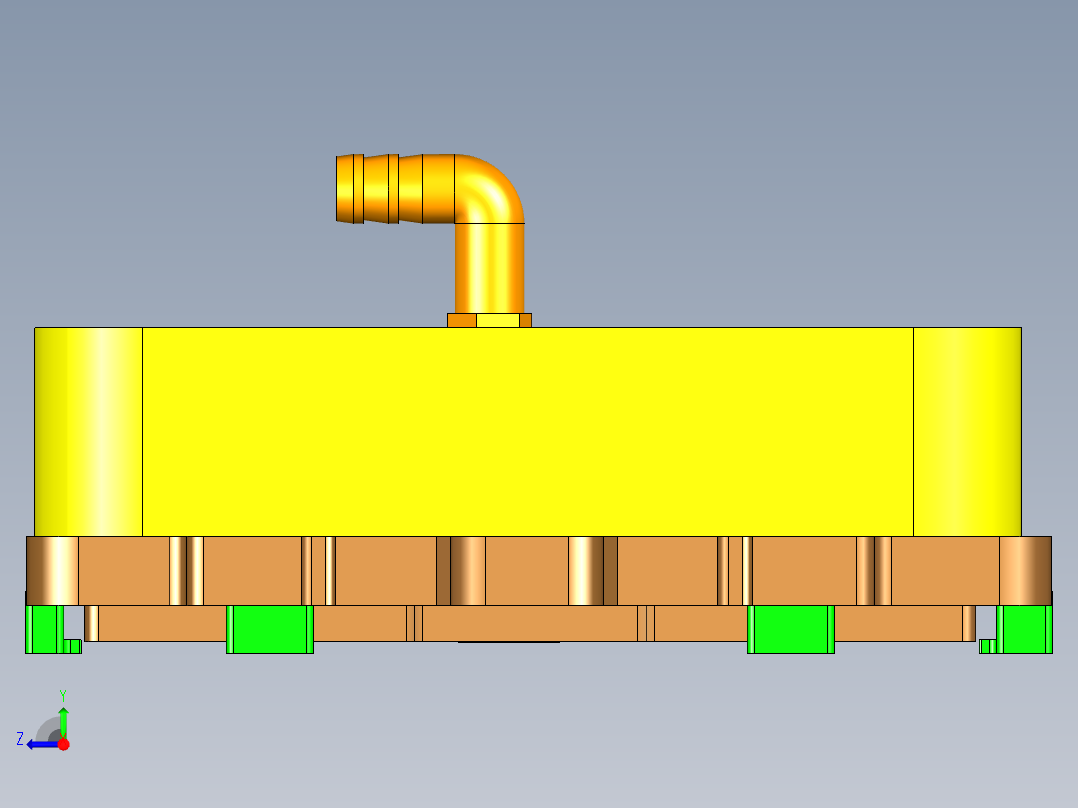 UM5702-A笔记本CNC工装夹具三维模型-CNC1-210726-铣PL面右视图