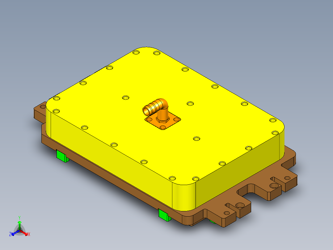 UM5702-A笔记本CNC工装夹具三维模型-CNC1-210726-铣PL面正等轴测图