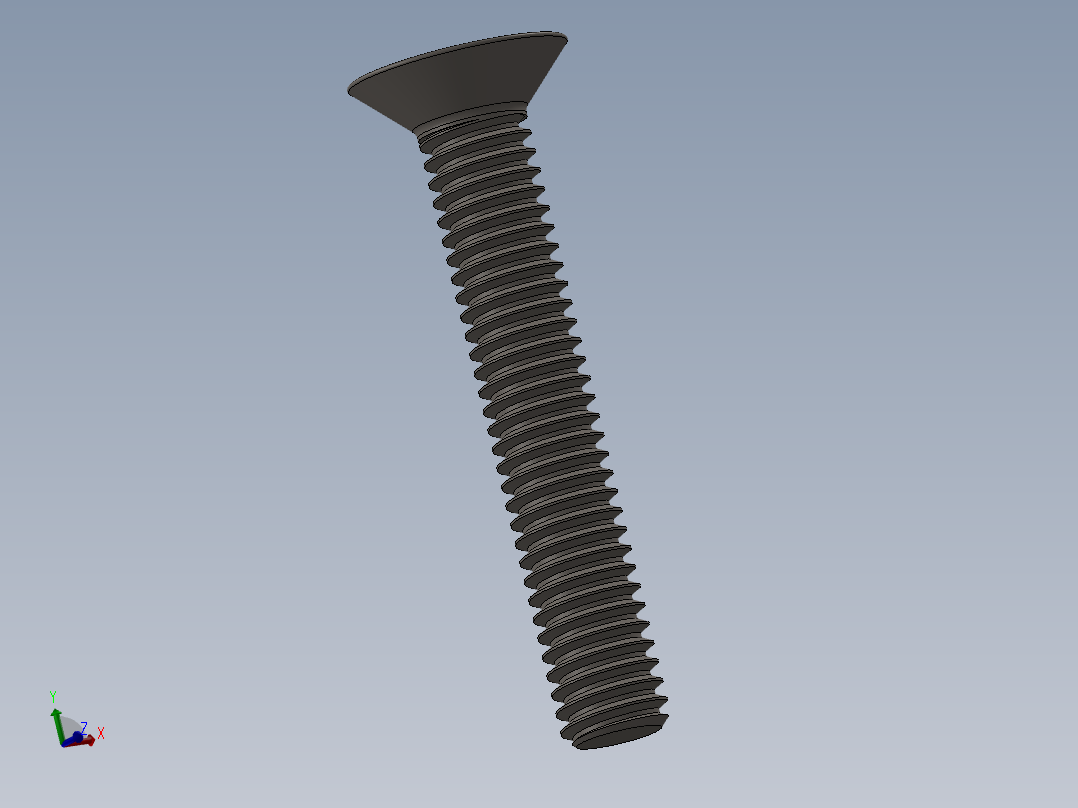 Screw_ISO_10642_M4x25_A2.SLDPRT主视图