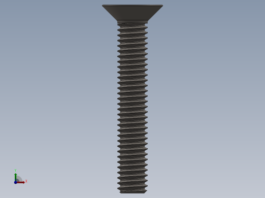 Screw_ISO_10642_M4x25_A2.SLDPRT前视缩略图