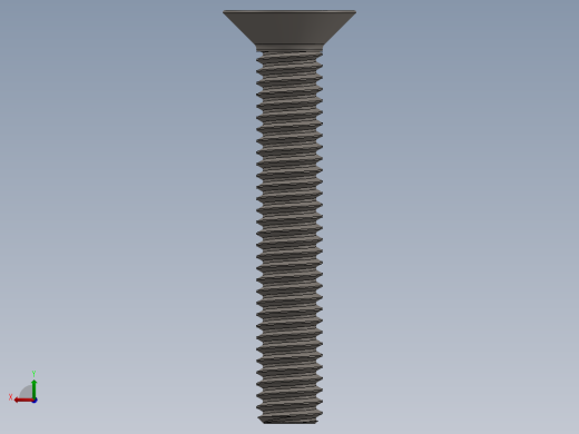 Screw_ISO_10642_M4x25_A2.SLDPRT后视缩略图