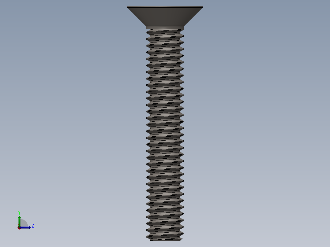 Screw_ISO_10642_M4x25_A2.SLDPRT左视图