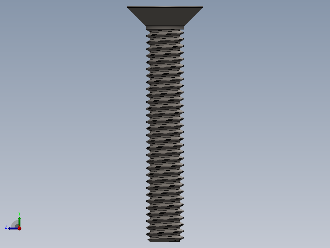 Screw_ISO_10642_M4x25_A2.SLDPRT右视图