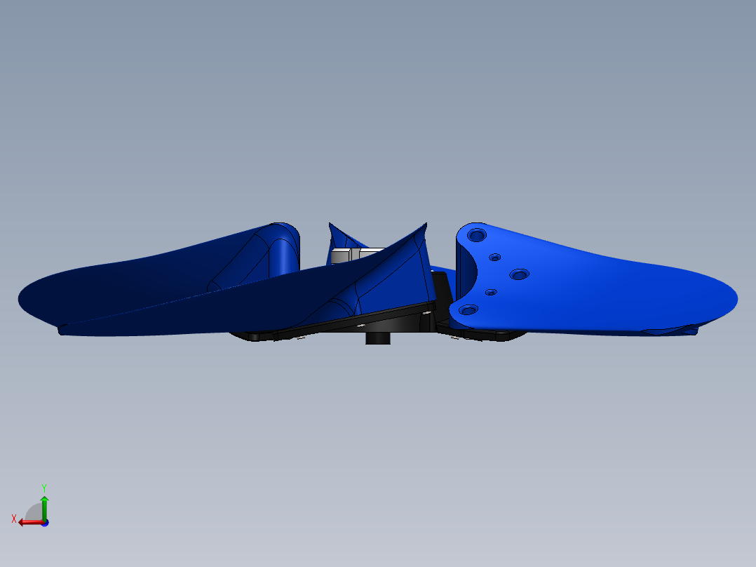 螺旋桨(77)后视图