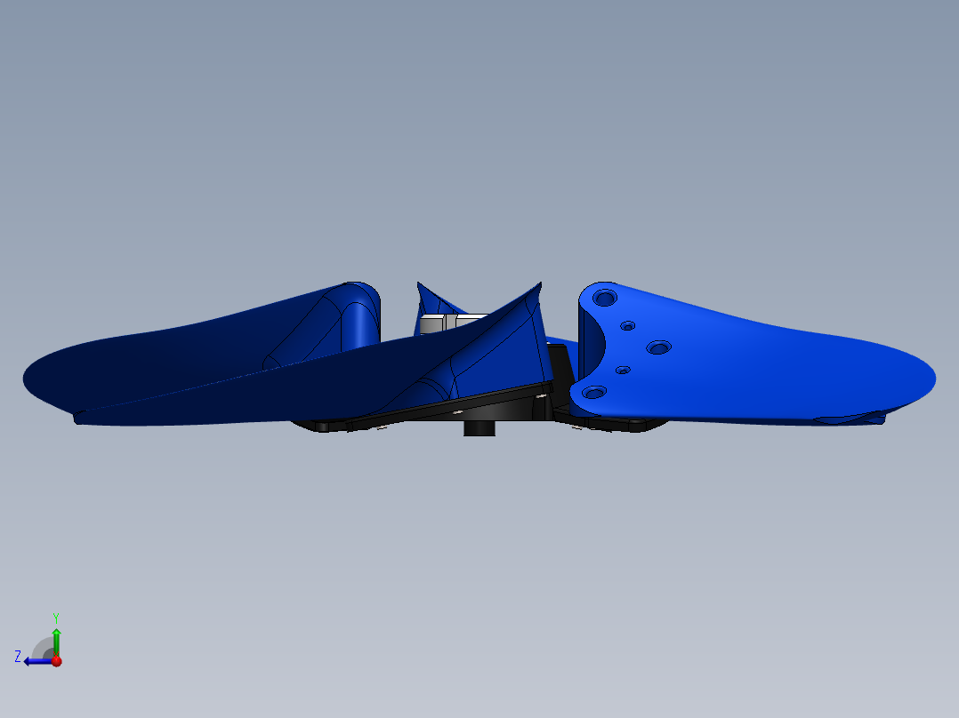 螺旋桨(77)右视图