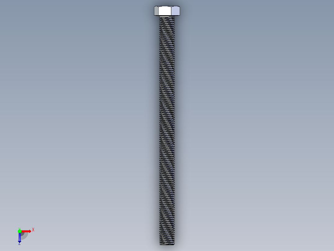 M20 六角头螺栓 DIN933俯视图