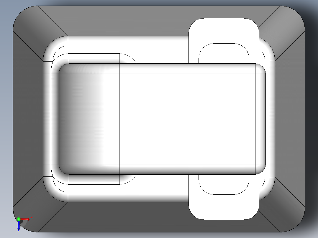 鞋业自动化配套设备（画线机）俯视图