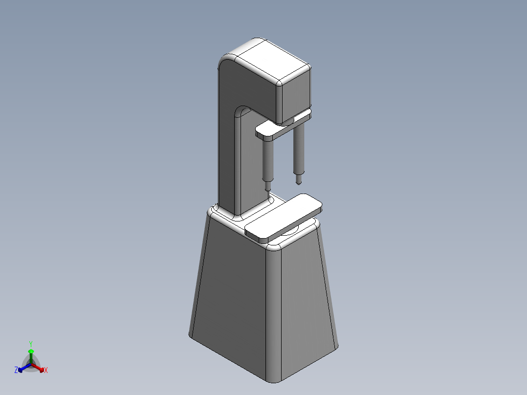 鞋业自动化配套设备（画线机）正等轴测图