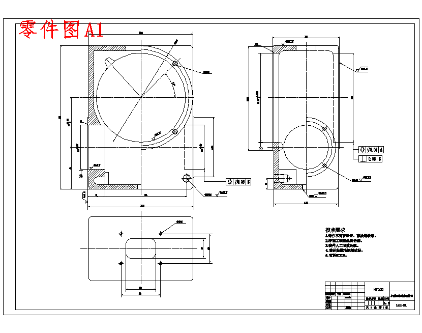 蜗轮箱-NC小型蜗轮减速器箱体的钻8XM8孔夹具设计及加工工艺装备-工装及数控编程含5张CAD图