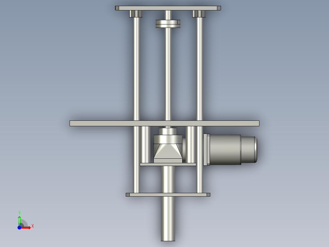 左举升-机构前视图