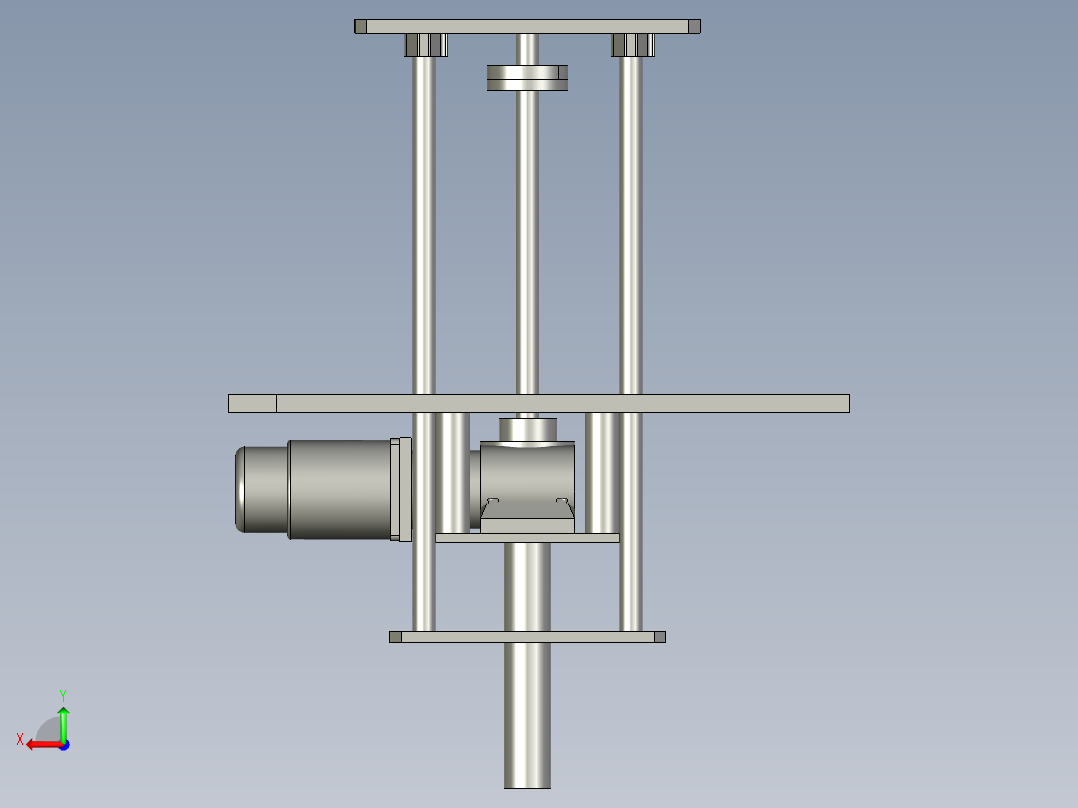 左举升-机构后视图